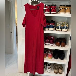 Club Monaco red jumpsuit